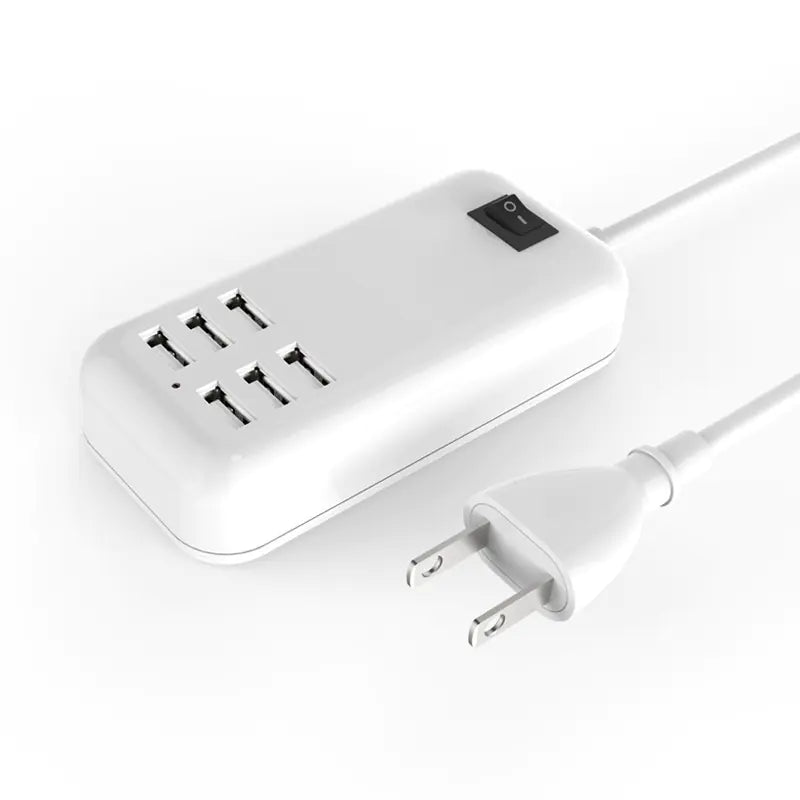 Multi-Port USB Charging Station for Student Dorms