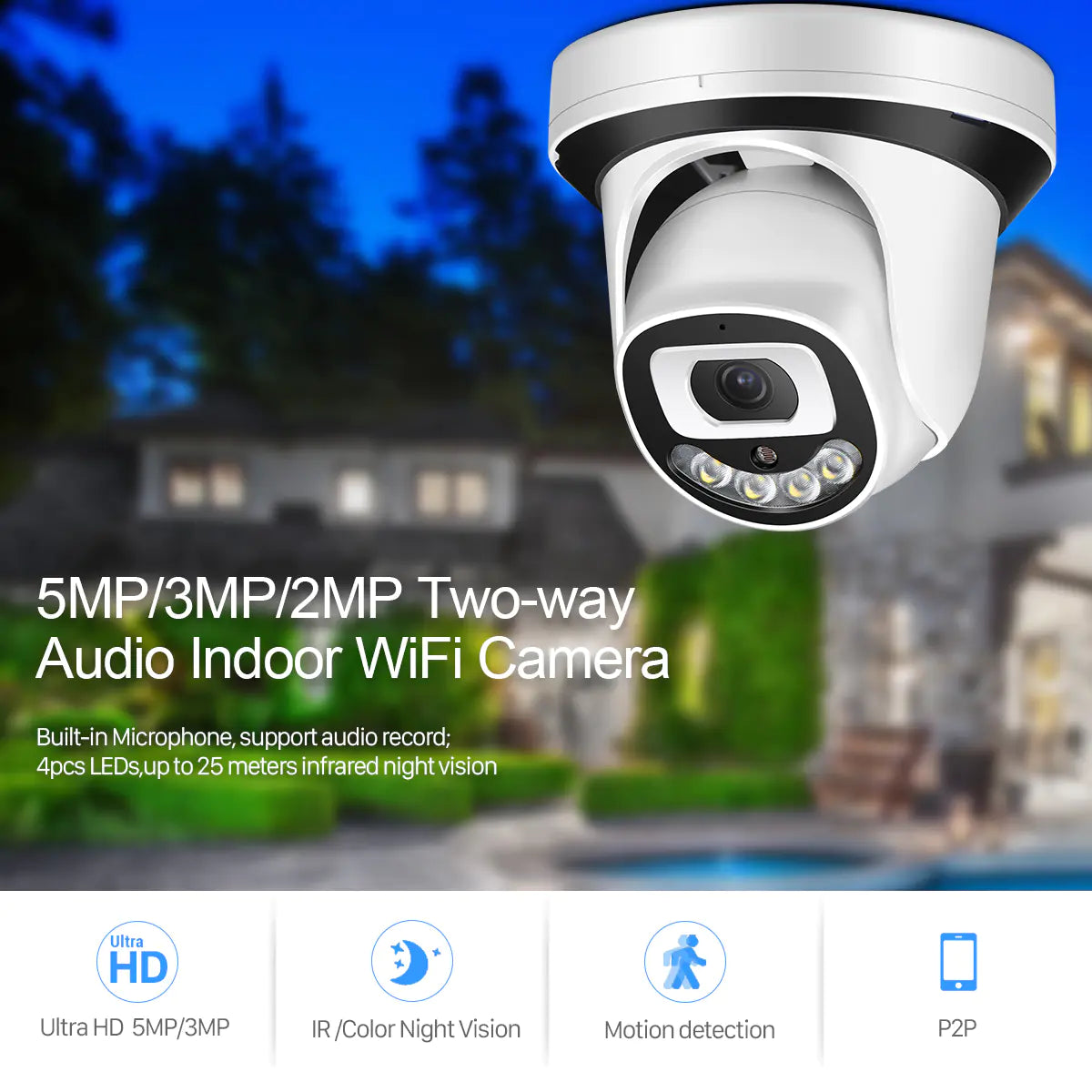 Dual Optical 4MP IP Security Camera