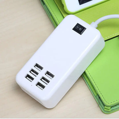 Multi-Port USB Charging Station for Student Dorms