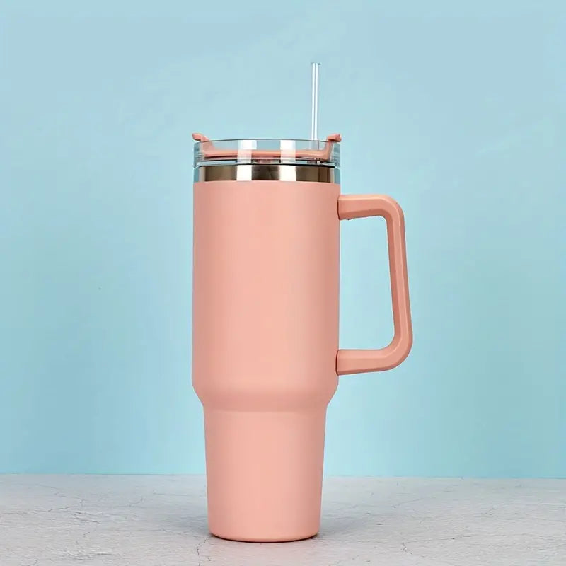40oz Stainless Steel Insulated Travel Mug with Handle