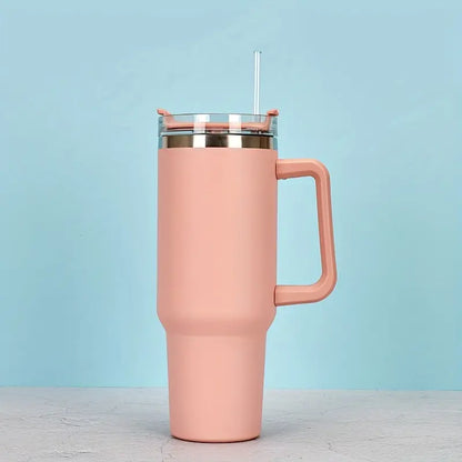 40oz Stainless Steel Insulated Travel Mug with Handle