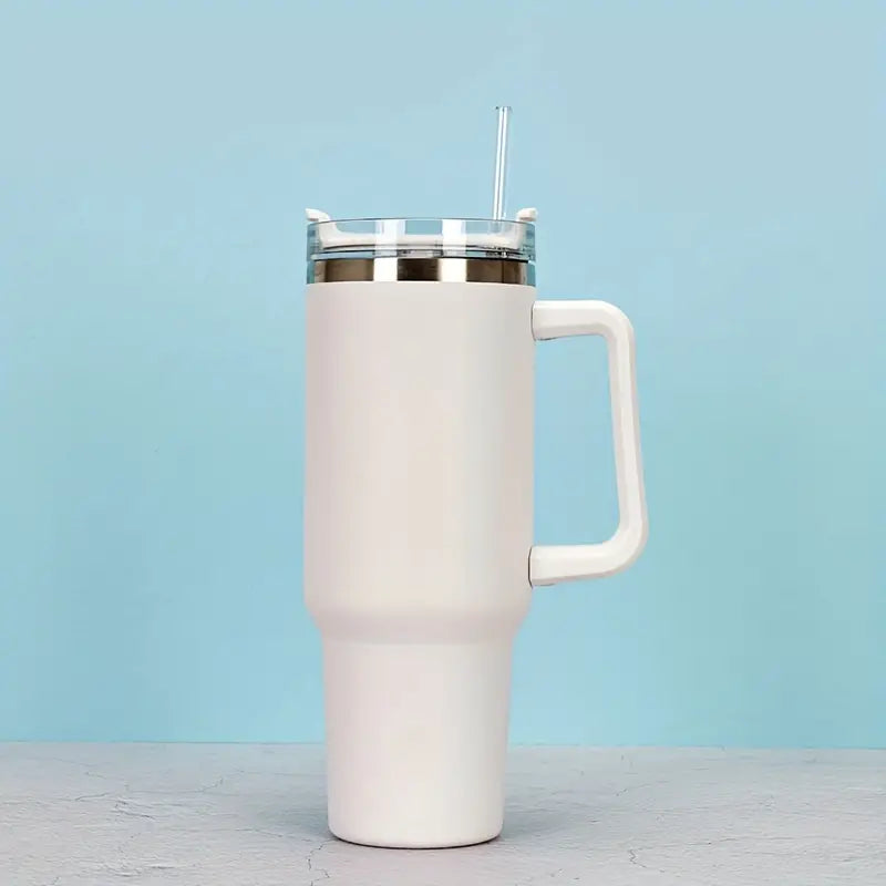 40oz Stainless Steel Insulated Travel Mug with Handle