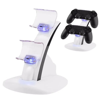 PS4 Controller Dual Charging Dock for Gaming Accessories