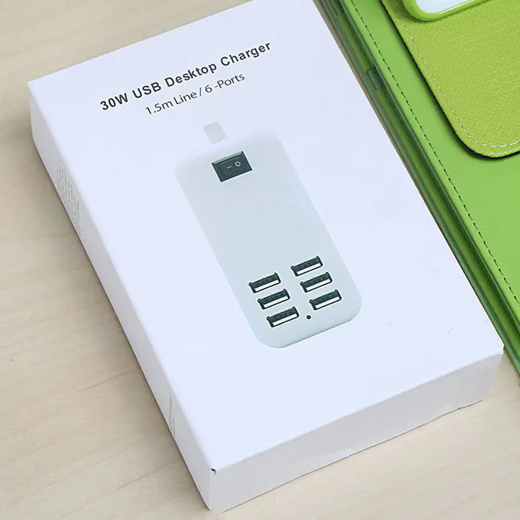 Multi-Port USB Charging Station for Student Dorms